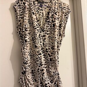 Women’s Vince Camuto Leopard Print Blouse